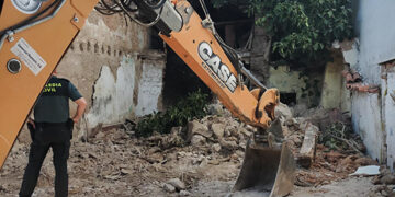 La Guardia Civil destruye material explosivo hallado en una vivienda abandonada de Sisante