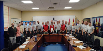 La Junta celebra el éxito de la misión y colaboración de los bomberos estonios junto a INFOCAM en Castilla-La Mancha