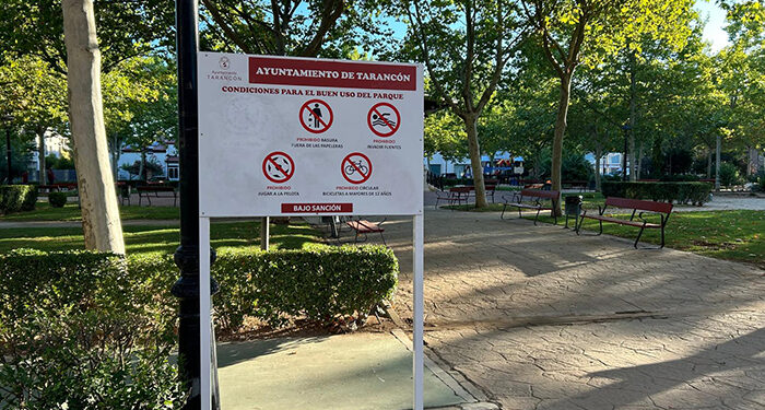 La entrada a perros en la zona de paseo de los parques de Tarancón está permitida 1 La entrada a perros en la zona de paseo de los parques de Tarancón está permitida