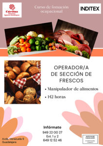 La formación en Cáritas Diocesana Guadalajara se amplía con el curso de Operador de Frescos para este otoño