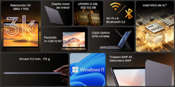 La tablet Chuwi Hi10 Max finalmente ya está aquí, con pantalla 3K y Windows 11