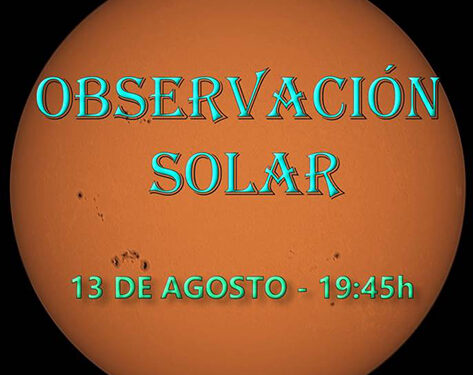 Observación solar en la Plaza de Mangana en Cuenca