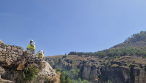 Reabierta la calle Canónigos una vez eliminado el riesgo de caída de cascotes