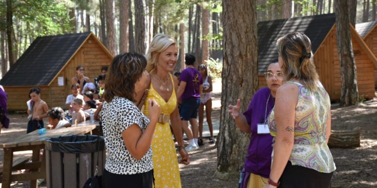 Unas 6.000 personas pasan cada año por el campamento juvenil Los Palancares de la Junta de Comunidades 1 Visita delegada a Palancares Agosto 2024