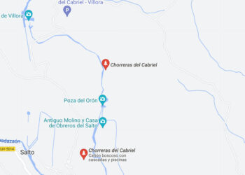 Un hombre de 42 años desaparece  bajo el agua en las Chorreras del Cabriel