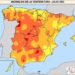 El pasado mes de julio fue el cuarto más cálido en la serie de 63 años en Castilla-La Mancha