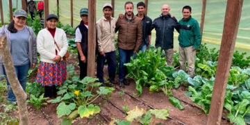 Adiman recibe la visita de dos Técnicos Agrónomos bolivianos de parte de ASOCIO y NATIVA para formarse en técnicas de compostaje y cultivo de champiñón