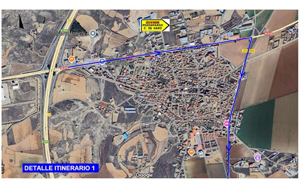 Afectaciones al tráfico por obras de mejora del firme en la autovía A-31 en Pozoamargo