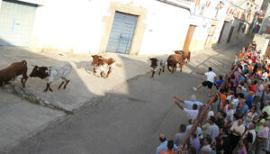 Corneado en una pierna un hombre de 35 años en el encierro de Pareja 2 Corneado en una pierna un hombre de 35 años en el encierro de Pareja