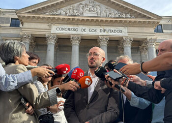 Cuenca Ahora, Soria ¡Ya! y Teruel Existe acuden a Madrid a denunciar que se comparen sus ayudas al funcionamiento con la financiación que se negocia para Cataluña