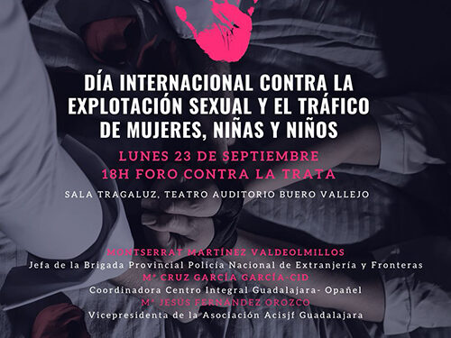 El Ayuntamiento de Guadalajara conmemora el Día Internacional contra la Explotación Sexual y el Tráfico de Mujeres, Niñas y Niños