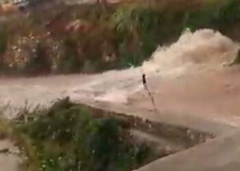 El Ayuntamiento de Salmerón pide a la CHT una “actuación urgente” ante el desbordamiento del río y los daños causados