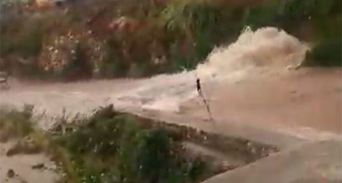 El Ayuntamiento de Salmerón pide a la CHT una “actuación urgente” ante el desbordamiento del río y los daños causados