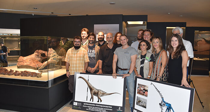 El MUPA presenta a Qunkasaura pintiquiniestra, una nueva especie de dinosaurio saurópodo que vivió en Cuenca hace 75 millones de años 1 El MUPA presenta a Qunkasaura pintiquiniestra, una nueva especie de dinosaurio saurópodo que vivió en Cuenca hace 75 millones de años