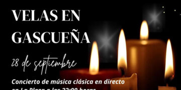 Gascueña acoge su primera ‘Noche de las Velas’ con un concierto de música clásica en su plaza