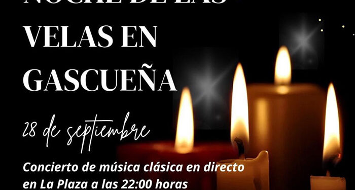 Gascueña acoge su primera ‘Noche de las Velas’ con un concierto de música clásica en su plaza 1 Gascueña acoge su primera ‘Noche de las Velas’ con un concierto de música clásica en su plaza