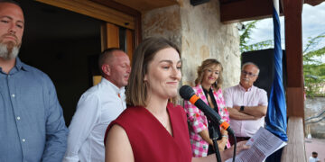 Nerea Fuentes pregona las fiestas de Las Majadas. «Los que nos hemos tenido que ir, lo hemos hecho con unos valores ligados al campo y a su forma de vida»
