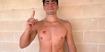 Jaime Irueste Rojo, campeón del mundo en 100 metros remolque de maniquí con aletas en la categoría júnior