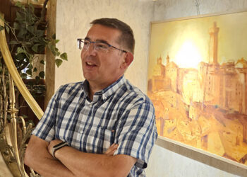 Kadon expone los cuadros de paisajes de Pedro Hernández Gil durante los próximos dos meses