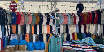 La Guardia Civil interviene más de 2.500 productos falsificados en el recinto ferial de Cuenca