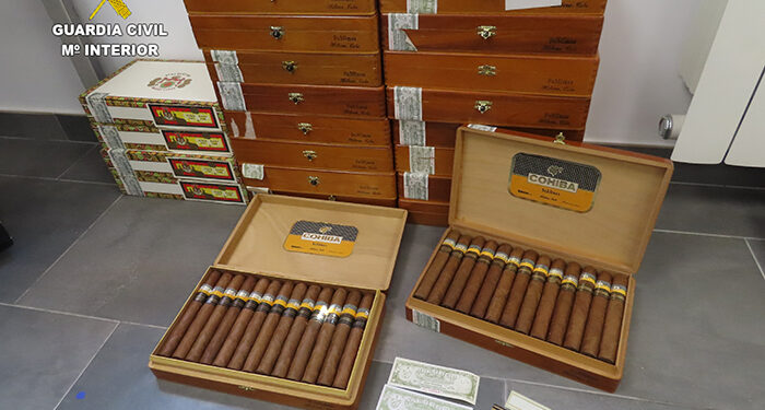 La Guardia Civil investiga a una persona en Motilla del Palancar por contrabando y falsificación de cigarros-puros
