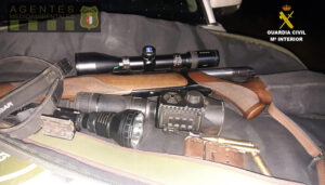 La Guardia Civil y Agentes Medioambientales localizan a un cazador furtivo en el “Campichuelo” conquense