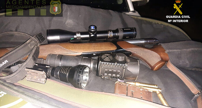 La Guardia Civil y Agentes Medioambientales localizan a un cazador furtivo en el “Campichuelo” conquense