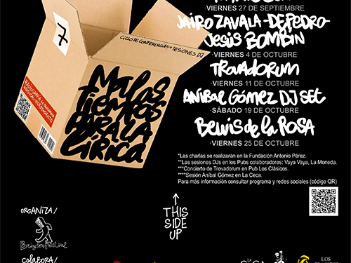 Llega una nueva edición del ciclo “Malos Tiempos para la Lírica" con Gorka Urbizu, Jairo Zavala y Aníbal Gómez, entre otros 1 Llega una nueva edición del ciclo “Malos Tiempos para la Lírica con Gorka Urbizu, Jairo Zavala y Aníbal Gómez, entre otros