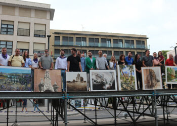 Miguel Ángel Rodríguez gana, y por partida doble, el vigesimoquinto Concurso Nacional de Pintura Rápida al Aire Libre de Guadalajara