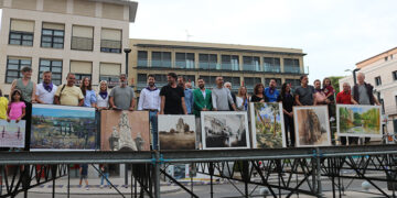 Miguel Ángel Rodríguez gana, y por partida doble, el vigesimoquinto Concurso Nacional de Pintura Rápida al Aire Libre de Guadalajara