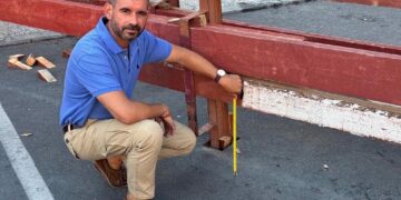 El Ayuntamiento de Guadalajara advirtió de un error de montaje de las talanqueras hace una semana y ya ha sido subsanado
