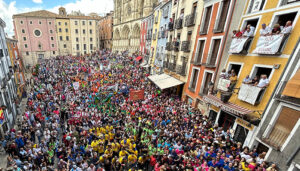 Un traslado al Hospital de Cuenca por una luxación de rodilla en la primera suelta de vaquillas en San Mateo