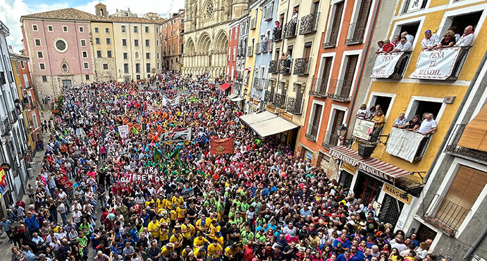 Un traslado al Hospital de Cuenca por una luxación de rodilla en la primera suelta de vaquillas en San Mateo