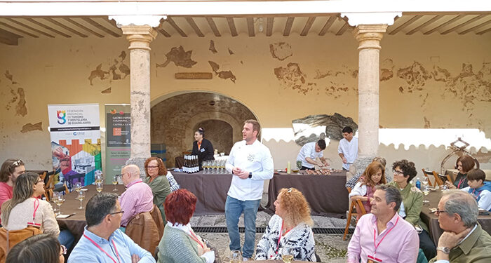 Adrián Romanillos, del Restaurante Zúbar representa a la Federación de Turismo y Hostelería de Guadalajara en gastro experiencia Culinaria 1 Adrián Romanillos, del Restaurante Zúbar representa a la Federación de Turismo y Hostelería de Guadalajara en gastro experiencia Culinaria