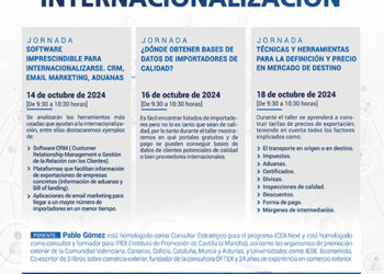 CEOE-Cepyme Guadalajara organiza un nuevo ciclo de jornadas de comercio exterior para el mes de octubre