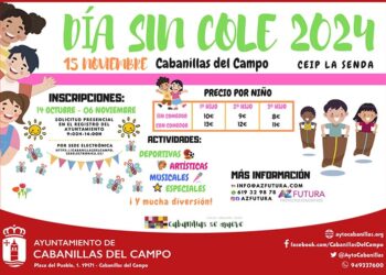 El Ayuntamiento de Cabanillas organiza nuevo campamento urbano en la jornada no lectiva del 15 de noviembre, “Día de la Enseñanza”
