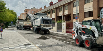 El Ayuntamiento de Cuenca continúa con el Plan de Mantenimiento Urbano con el asfaltado de calles en Residencial San José y barrio de Villa Luz
