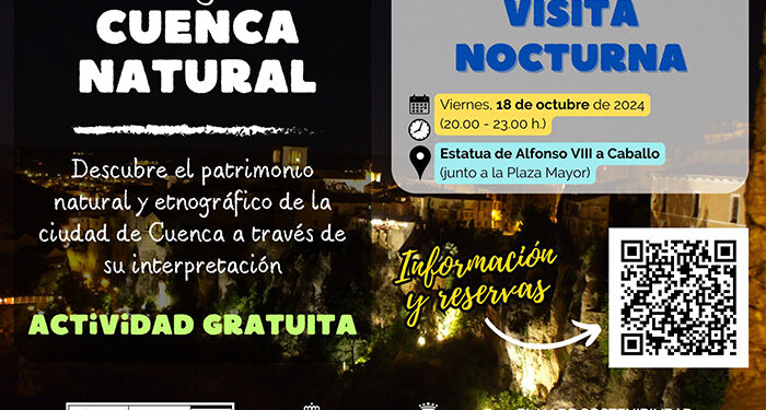 El Ayuntamiento organiza para este viernes una visita guiada Cuenca Natural Nocturna, poniendo en valor los senderos acondicionados 1 El Ayuntamiento organiza para este viernes una visita guiada Cuenca Natural Nocturna, poniendo en valor los senderos acondicionados