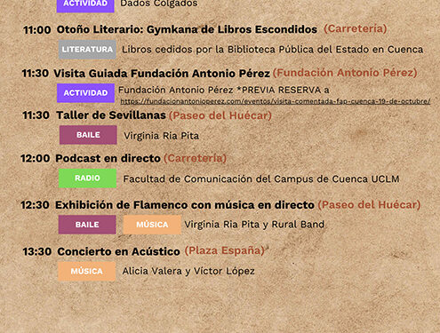 El Festival de Otoño en Cuenca continúa con su tercer fin de semana lleno de actividades culturales al aire libre 1 El Festival de Otoño en Cuenca continúa con su tercer fin de semana lleno de actividades culturales al aire libre