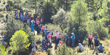El I Circuito de Senderismo Diputación de Cuenca retoma las actividades con el PR-CU 33 de Villalba de la Sierra
