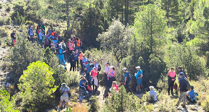 El I Circuito de Senderismo Diputación de Cuenca retoma las actividades con el PR-CU 33 de Villalba de la Sierra