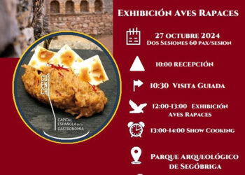 El Parque Arqueológico de Segóbriga unirá el domingo 27 de octubre patrimonio, medio ambiente y gastronomía