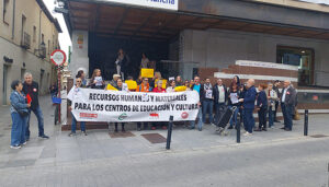 El personal laboral de Educación en Guadalajara de moviliza para exigir la cobertura de plazas vacantes y bajas por IT