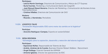 El sector de la logística se vuelca con el V Foro ‘Logistics Spain’ que se celebrará el próximo 7 de noviembre