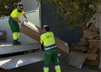 El servicio de cartón comercial puerta a puerta de la Mancomunidad Vega del Henares recoge más de 44 toneladas en su primer año de funcionamiento