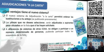 En marcha el nuevo sistema de adjudicación de sustituciones “a la carta” del que se podrán beneficiar miles de docentes interinos de la región