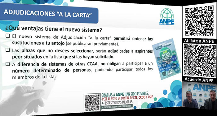 En marcha el nuevo sistema de adjudicación de sustituciones “a la carta” del que se podrán beneficiar miles de docentes interinos de la región 1 En marcha el nuevo sistema de adjudicación de sustituciones “a la carta” del que se podrán beneficiar miles de docentes interinos de la región