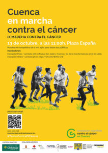 La Asociación celebra su novena edición de la ‘Marcha contra el cáncer’ en Cuenca el 13 de octubre