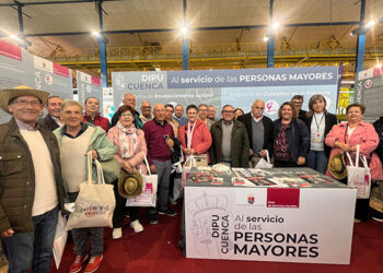 La Diputación de Cuenca tiene stand propio en la segunda Feria del Mayor que se ha celebrado en Albacete