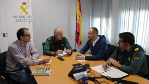 La Guardia Civil de Cuenca se reúne con la Delegación Provincial de Sanidad para estudiar las acciones que realizarán de cara a Navidades
